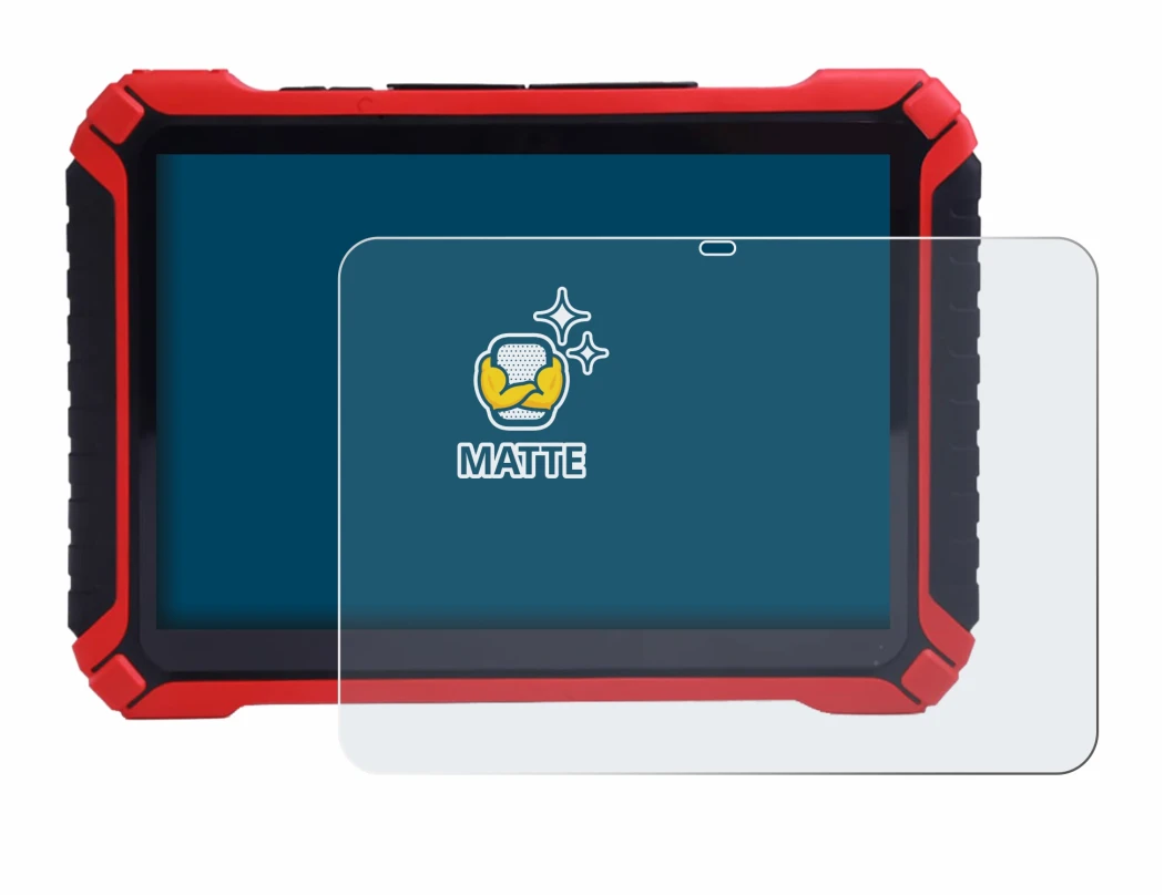 Immagine del dispositivo Launch X-431 Pad IX con un'ampia varietà di protezioni per lo schermo.