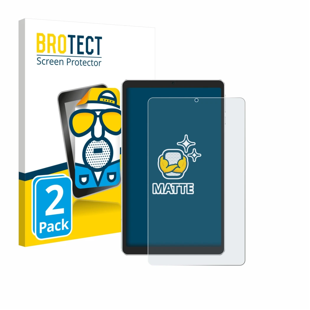 Parte frontale di una confezione del prodotto con il logo del marchio BROTECT. Accanto è raffigurato il dispositivo Ulefone Ta