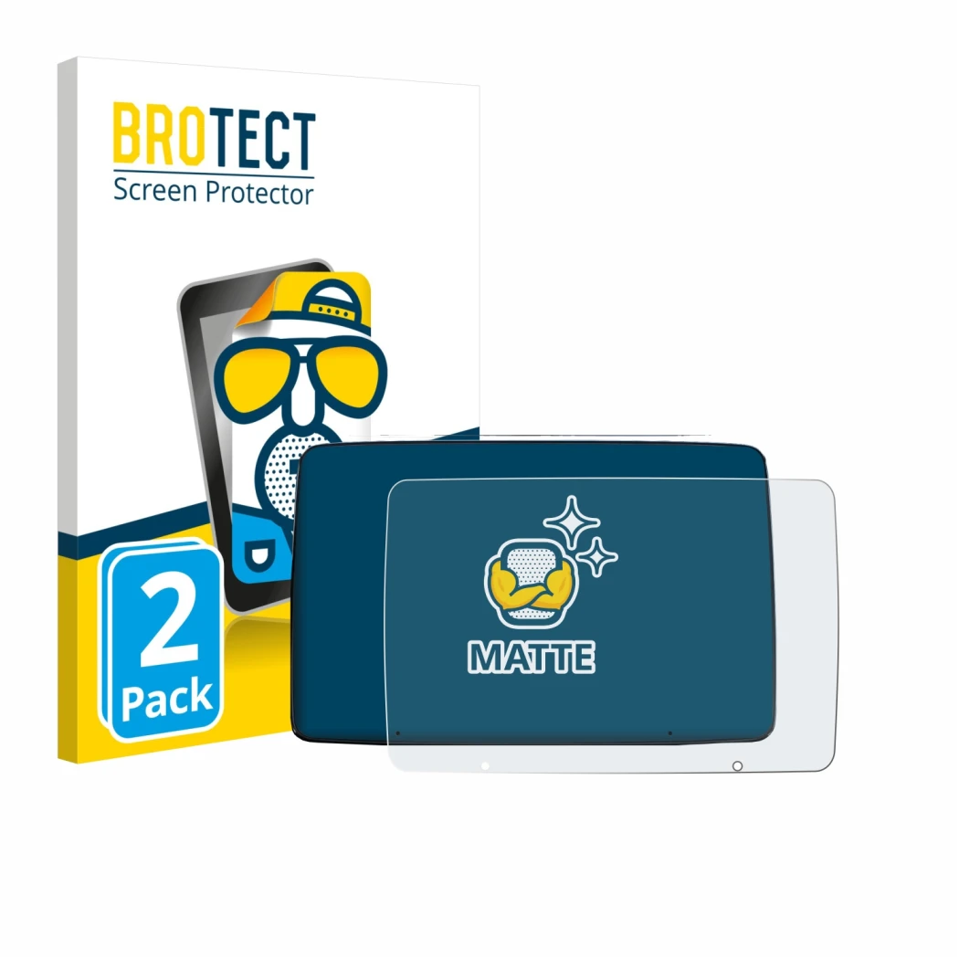 Parte frontale di una confezione del prodotto con il logo del marchio BROTECT. Accanto è raffigurato il dispositivo Leapmotor 