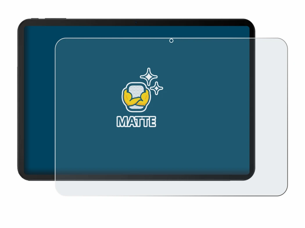 Immagine del dispositivo Doogee Tab G6 Max con un'ampia varietà di protezioni per lo schermo.
