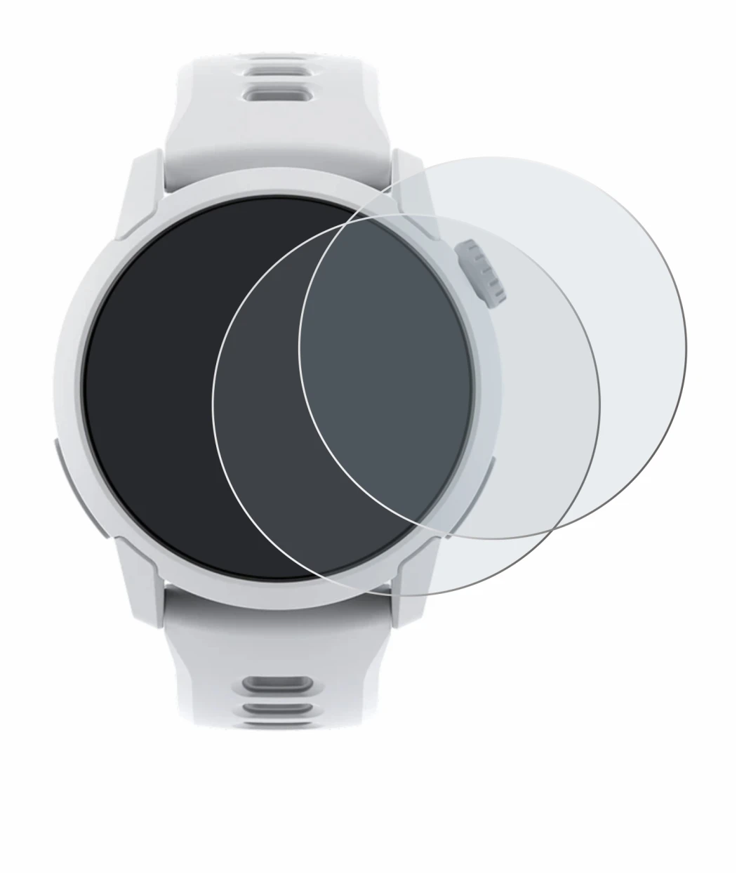 Immagine del dispositivo Coros Pace 4 con un'ampia varietà di protezioni per lo schermo.