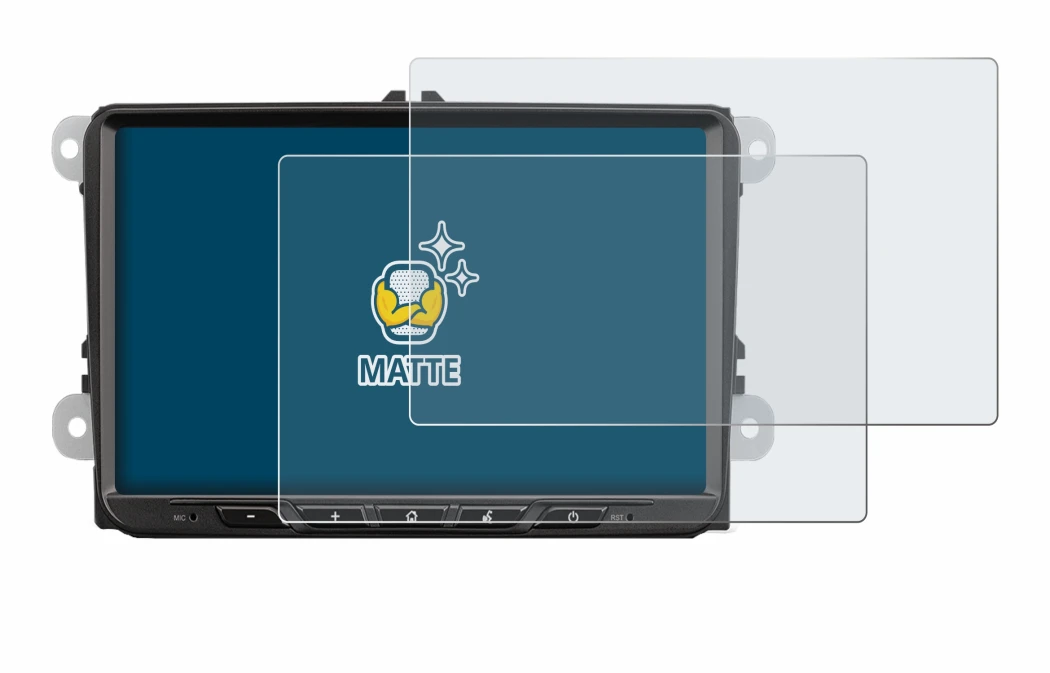 Immagine del dispositivo Zenec Z-E2065 con un'ampia varietà di protezioni per lo schermo.