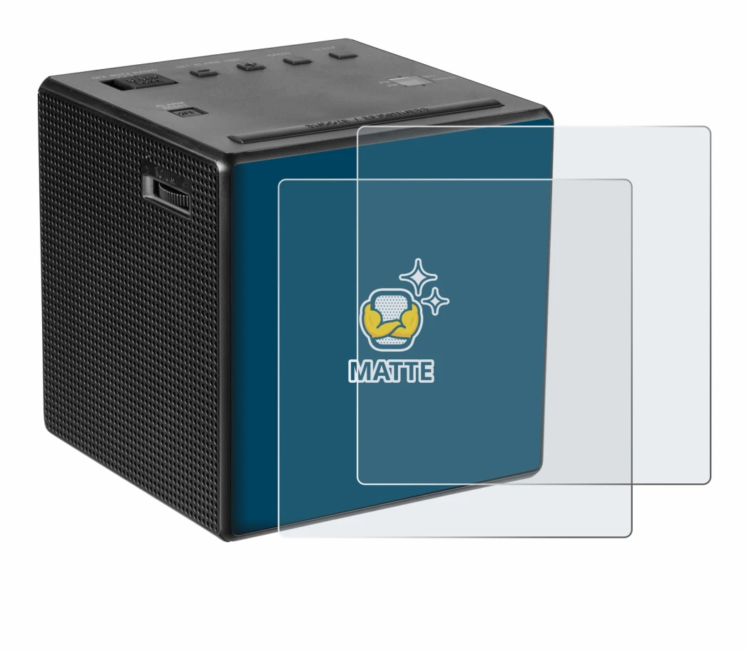 Immagine del dispositivo Sony ICF-C1 con un'ampia varietà di protezioni per lo schermo.