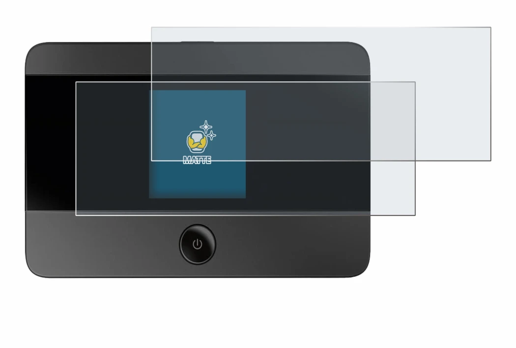 Immagine del dispositivo TP-Link M7350 con un'ampia varietà di protezioni per lo schermo.