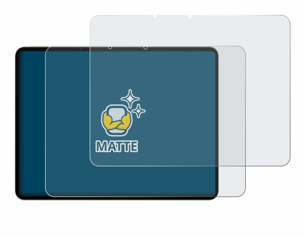 Immagine del dispositivo realme Pad 3 con un'ampia varietà di protezioni per lo schermo.