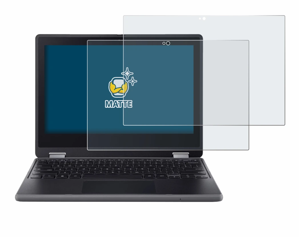 Immagine del dispositivo Acer Chromebook Spin 511 R757TN con un'ampia varietà di protezioni per lo schermo.
