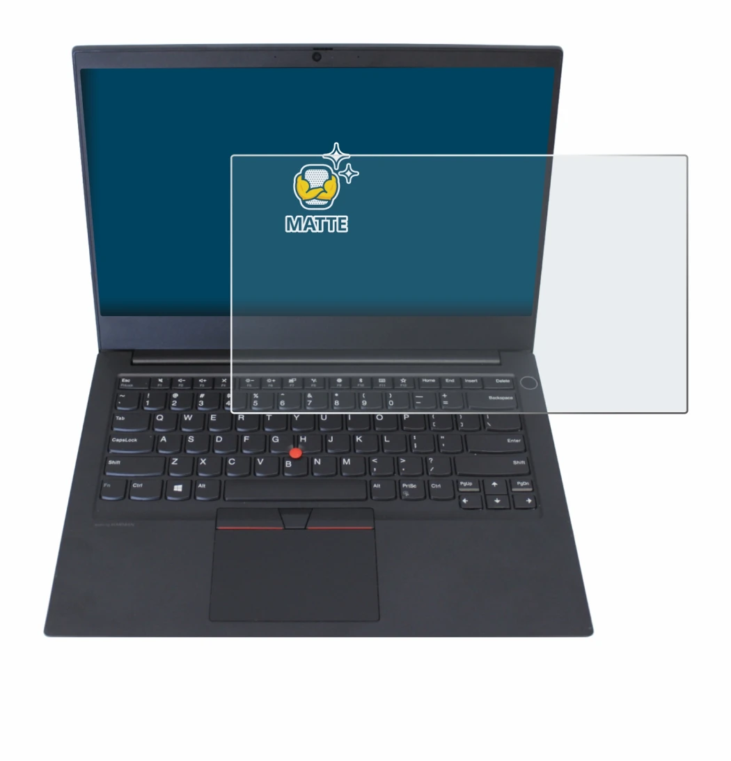Immagine del dispositivo Lenovo ThinkPad E14 Gen 1 con un'ampia varietà di protezioni per lo schermo.