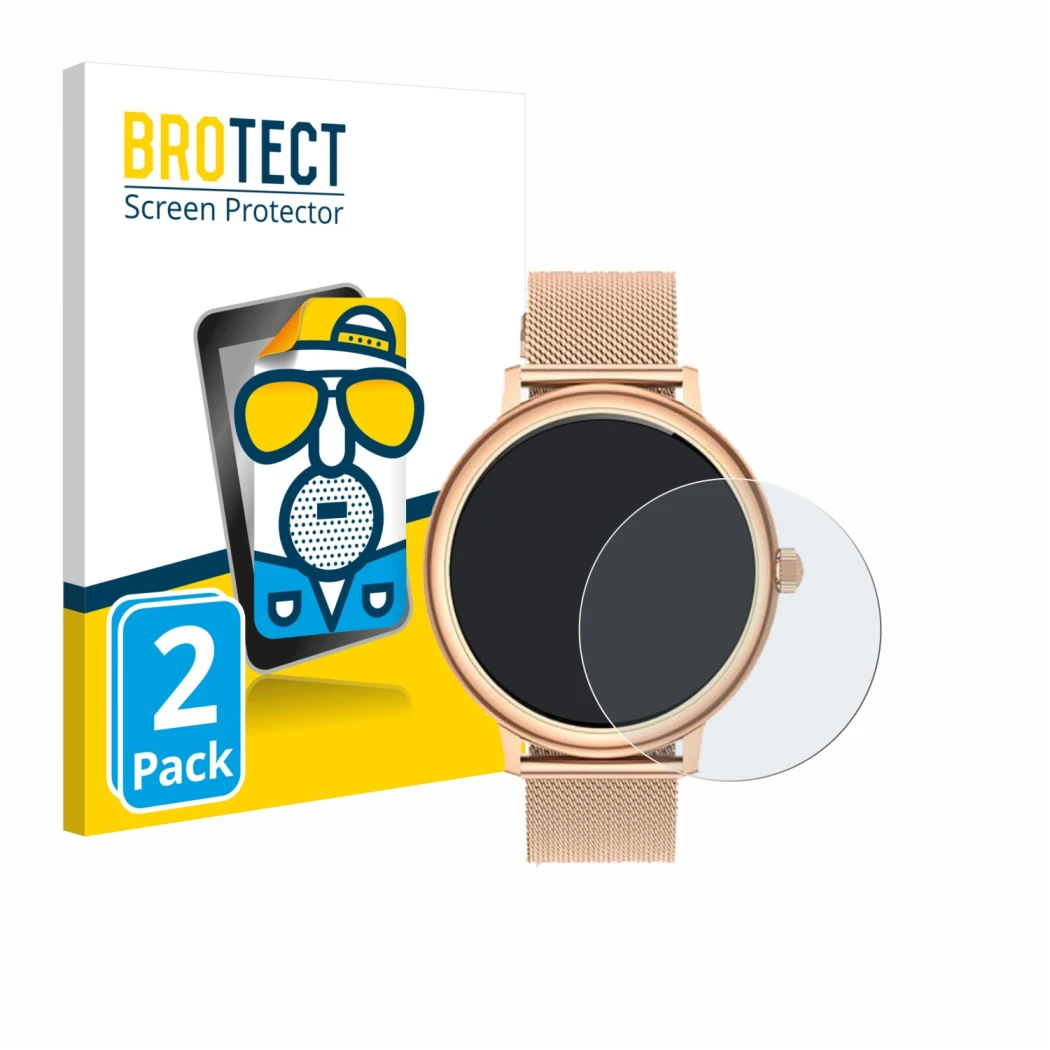 Parte frontale di una confezione del prodotto con il logo del marchio BROTECT. Accanto è raffigurato il dispositivo Ruxingx AK