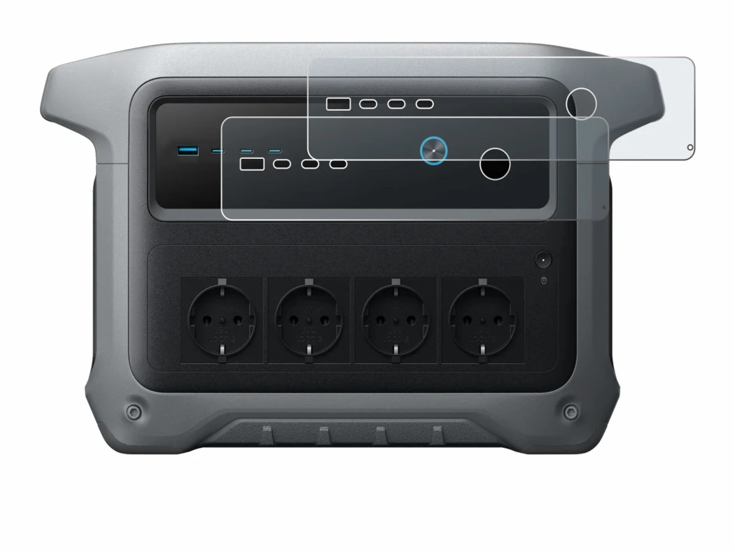 Immagine del dispositivo Anker SOLIX C1000 Gen 2 con un'ampia varietà di protezioni per lo schermo.