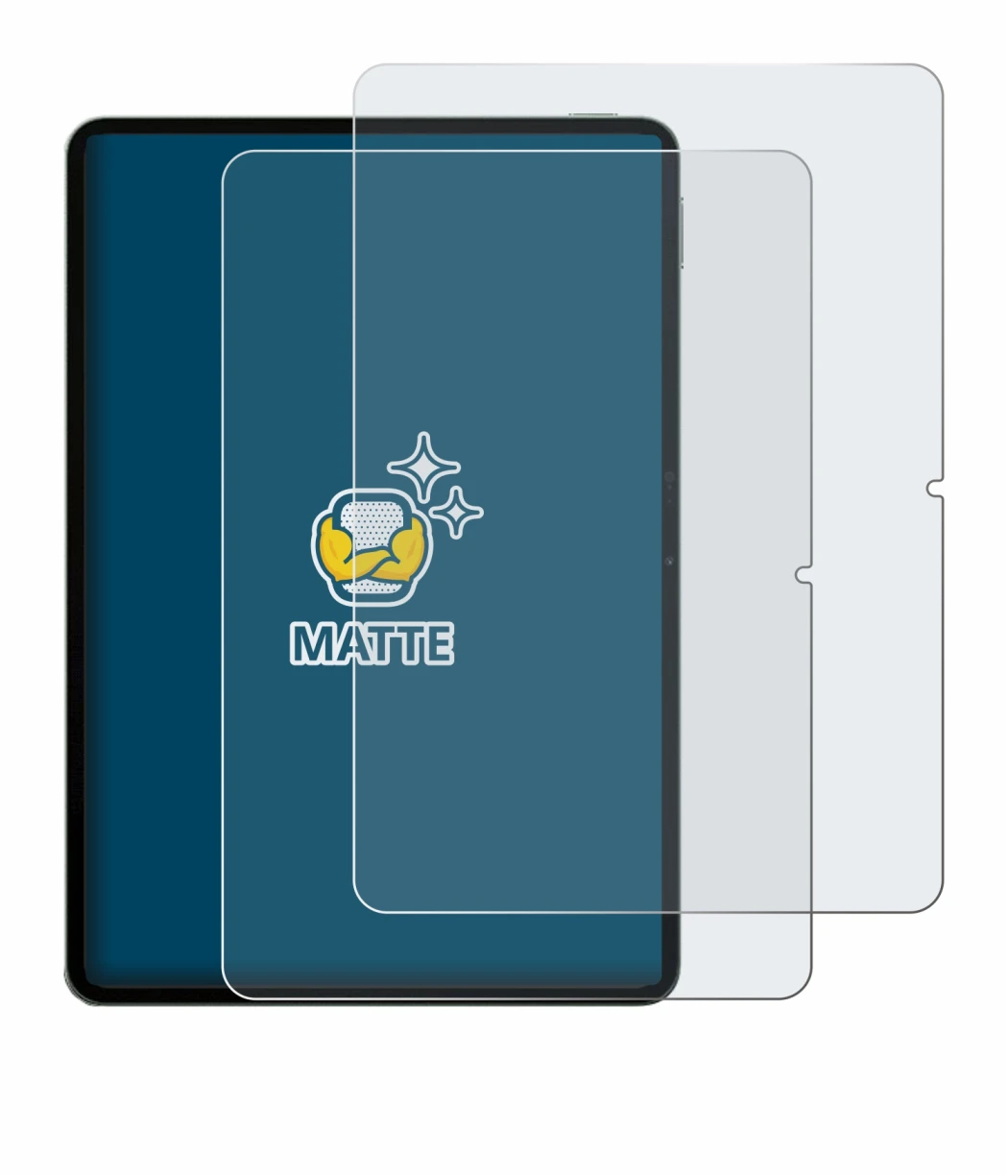 Immagine del dispositivo Xiaomi Pad 8 Pro con un'ampia varietà di protezioni per lo schermo.