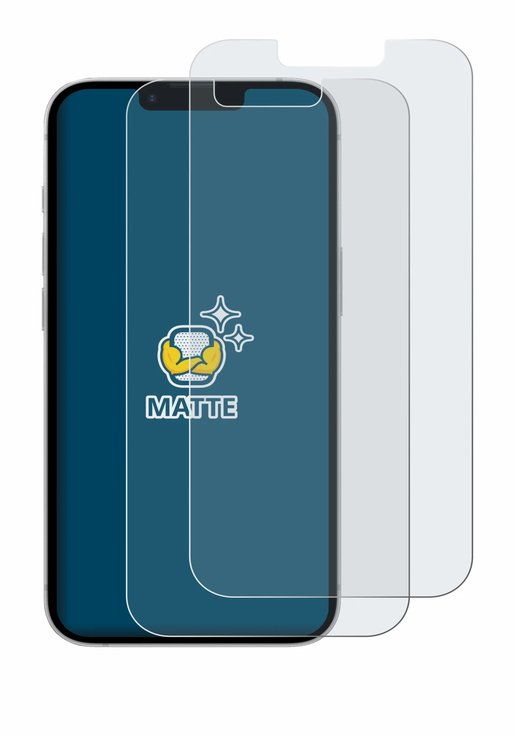 Immagine del dispositivo Apple iPhone 17e con un'ampia varietà di protezioni per lo schermo.