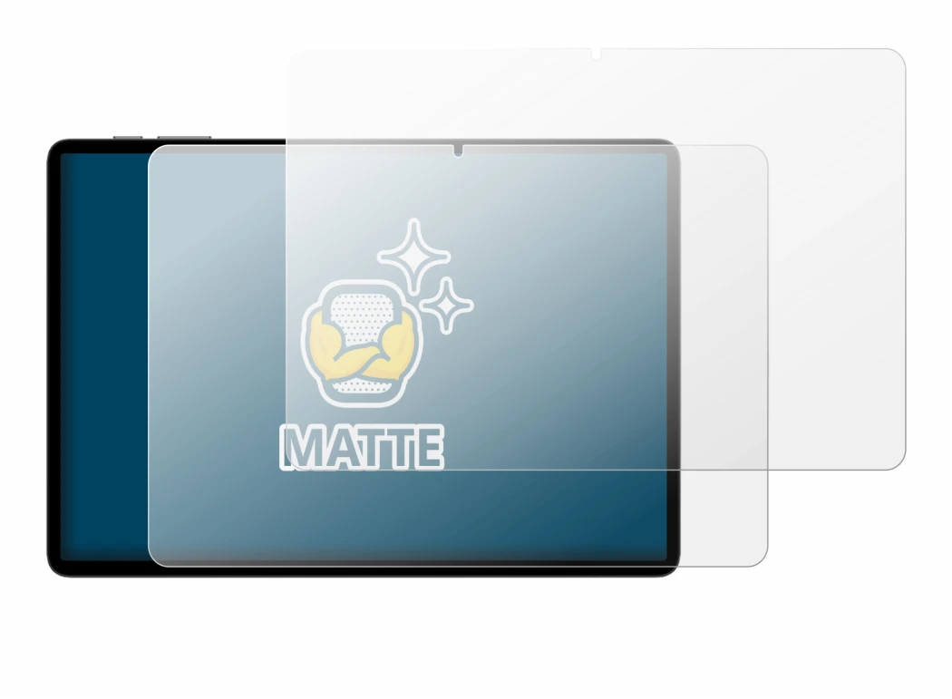 Immagine del dispositivo Teclast P50T con un'ampia varietà di protezioni per lo schermo.
