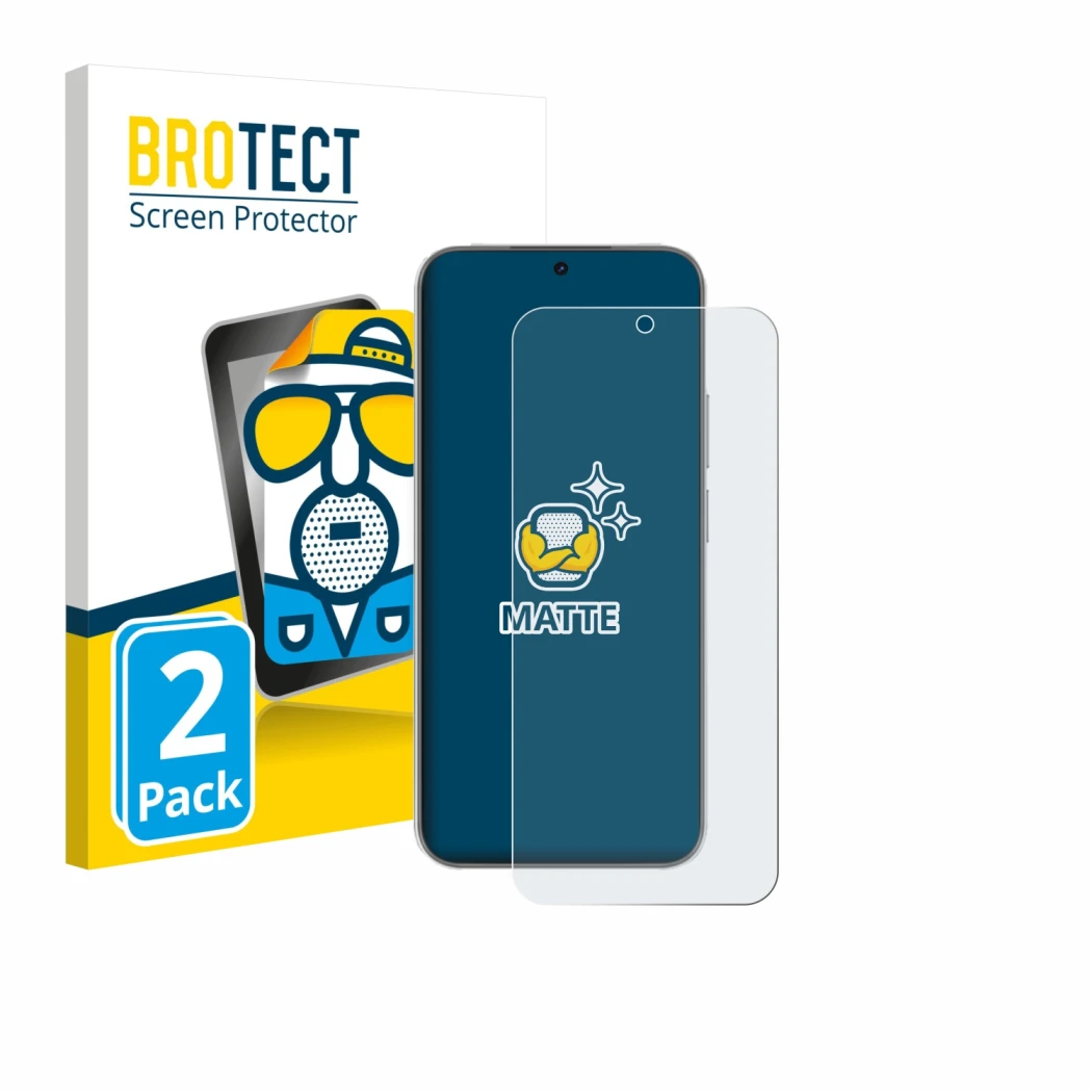 Parte frontale di una confezione del prodotto con il logo del marchio BROTECT. Accanto è raffigurato il dispositivo Huawei Nov