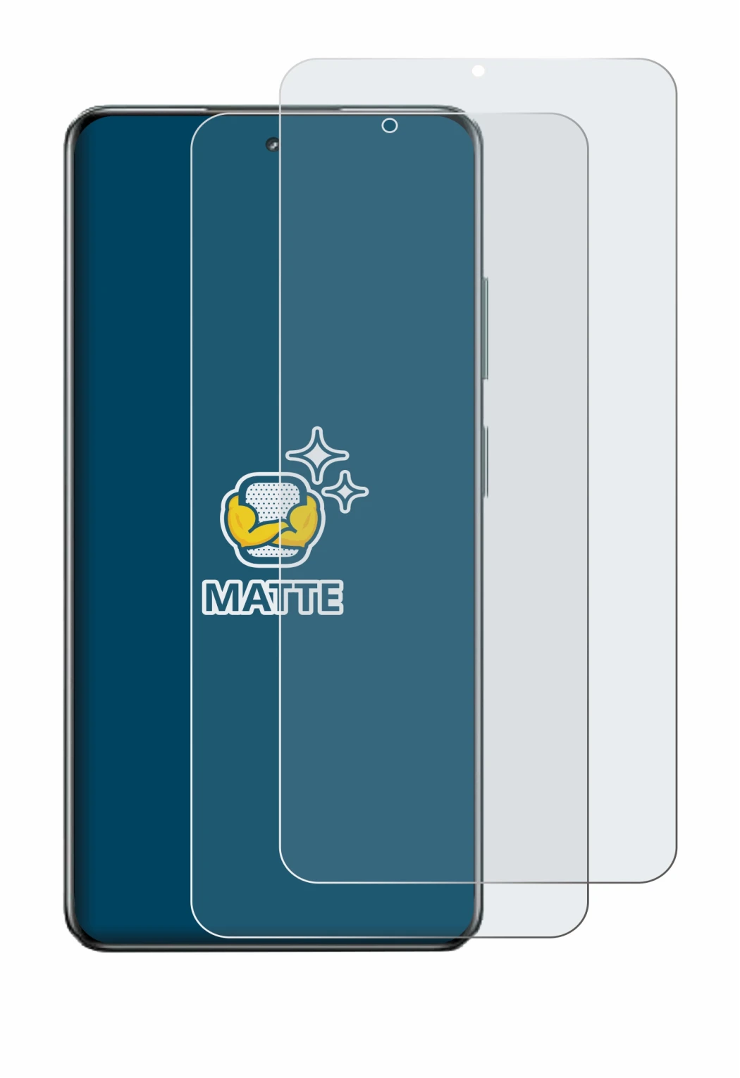 Immagine del dispositivo realme C63 5G con un'ampia varietà di protezioni per lo schermo.