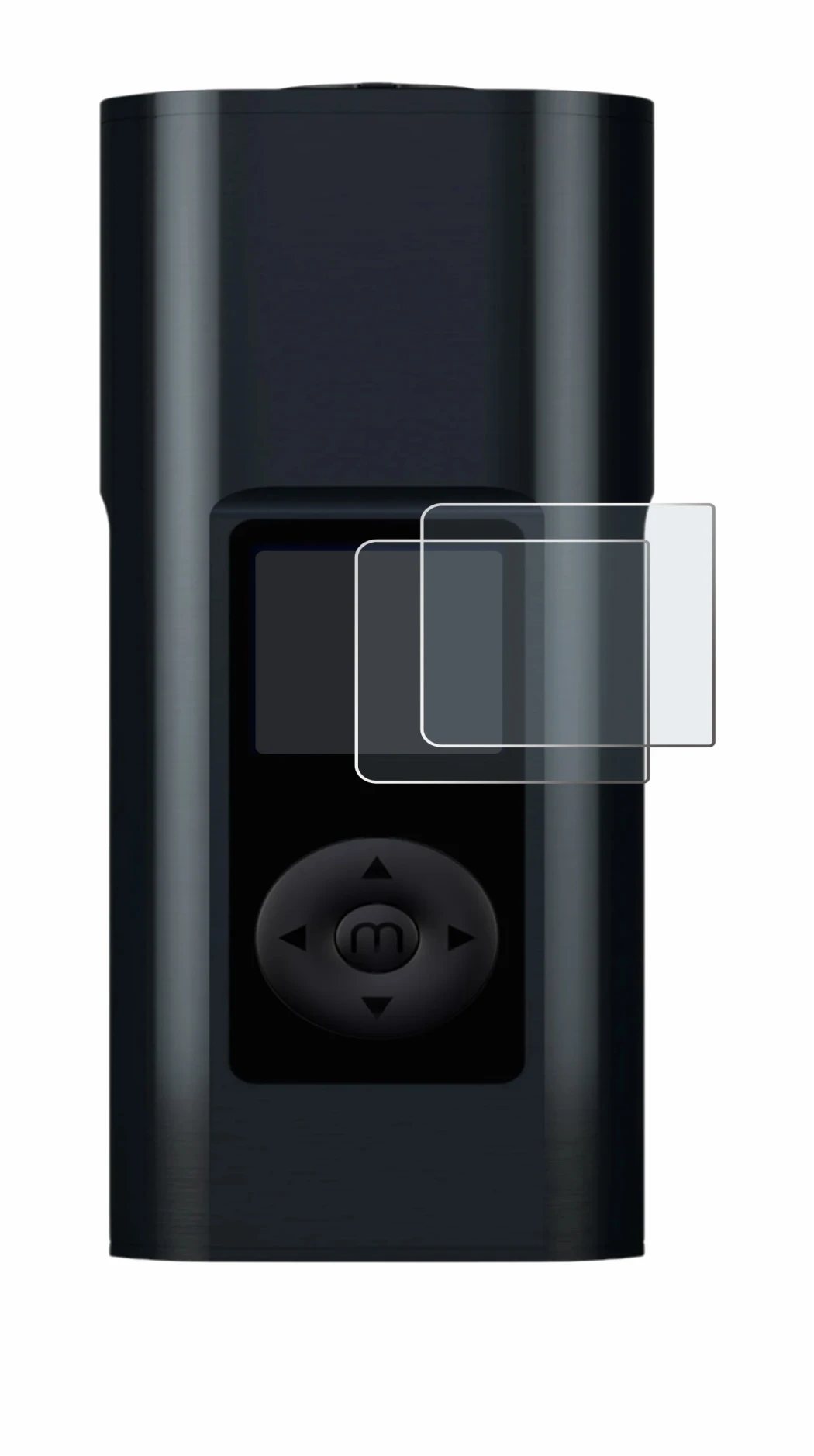 Immagine del dispositivo Arizer Solo 3 V2 con un'ampia varietà di protezioni per lo schermo.