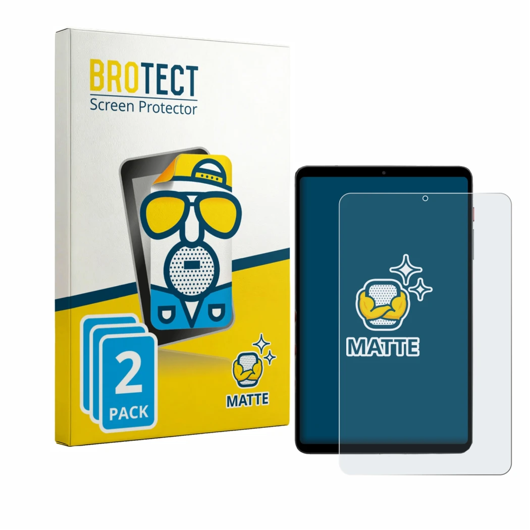 Parte frontale di una confezione del prodotto con il logo del marchio BROTECT. Accanto è raffigurato il dispositivo BNCF BPad 