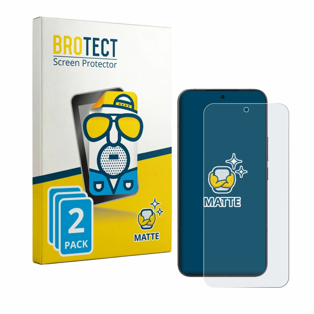 Parte frontale di una confezione del prodotto con il logo del marchio BROTECT. Accanto è raffigurato il dispositivo Xiaomi 17T