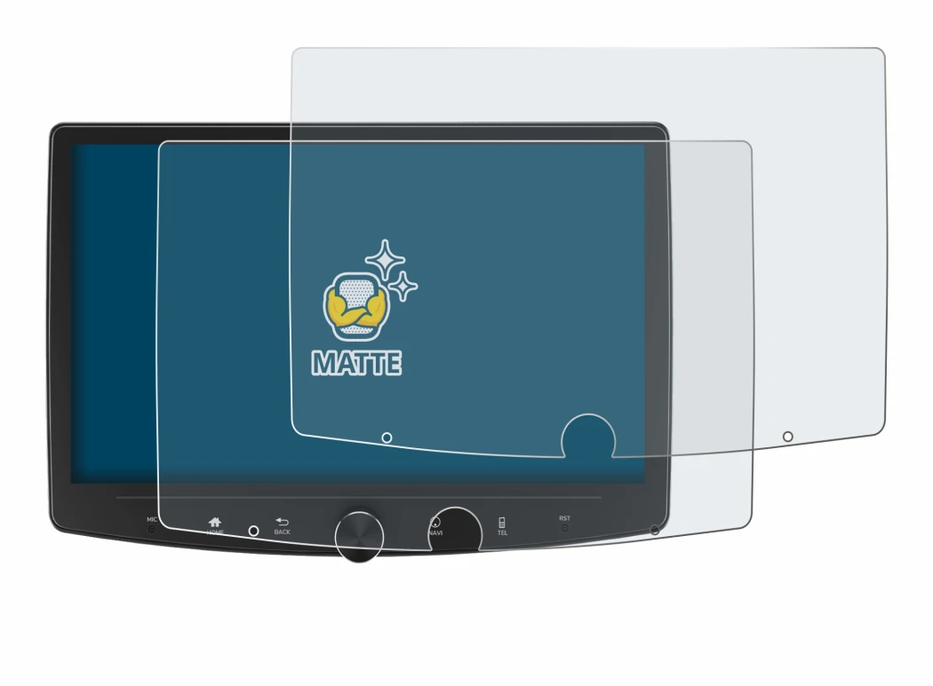 Immagine del dispositivo Eonon UX6SK2-PLUS con un'ampia varietà di protezioni per lo schermo.