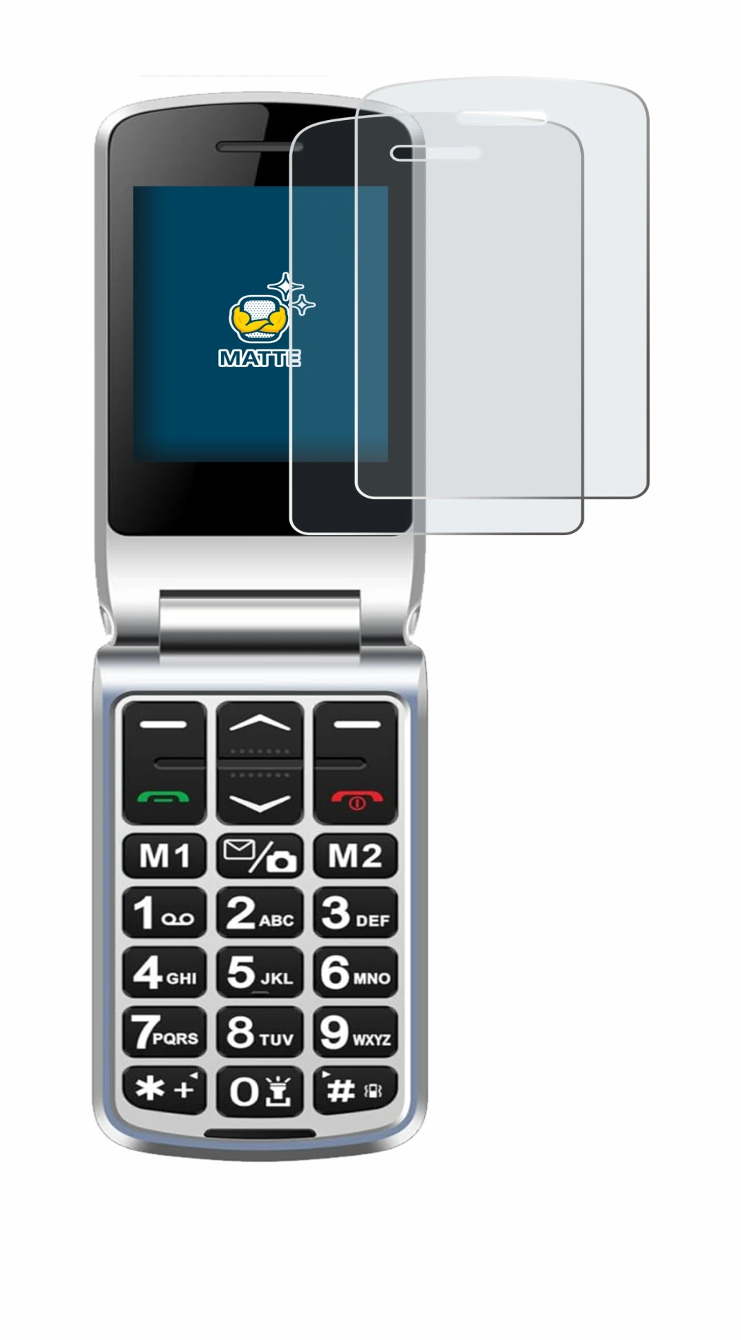 Immagine del dispositivo Sweetlink F1PLUS con un'ampia varietà di protezioni per lo schermo.
