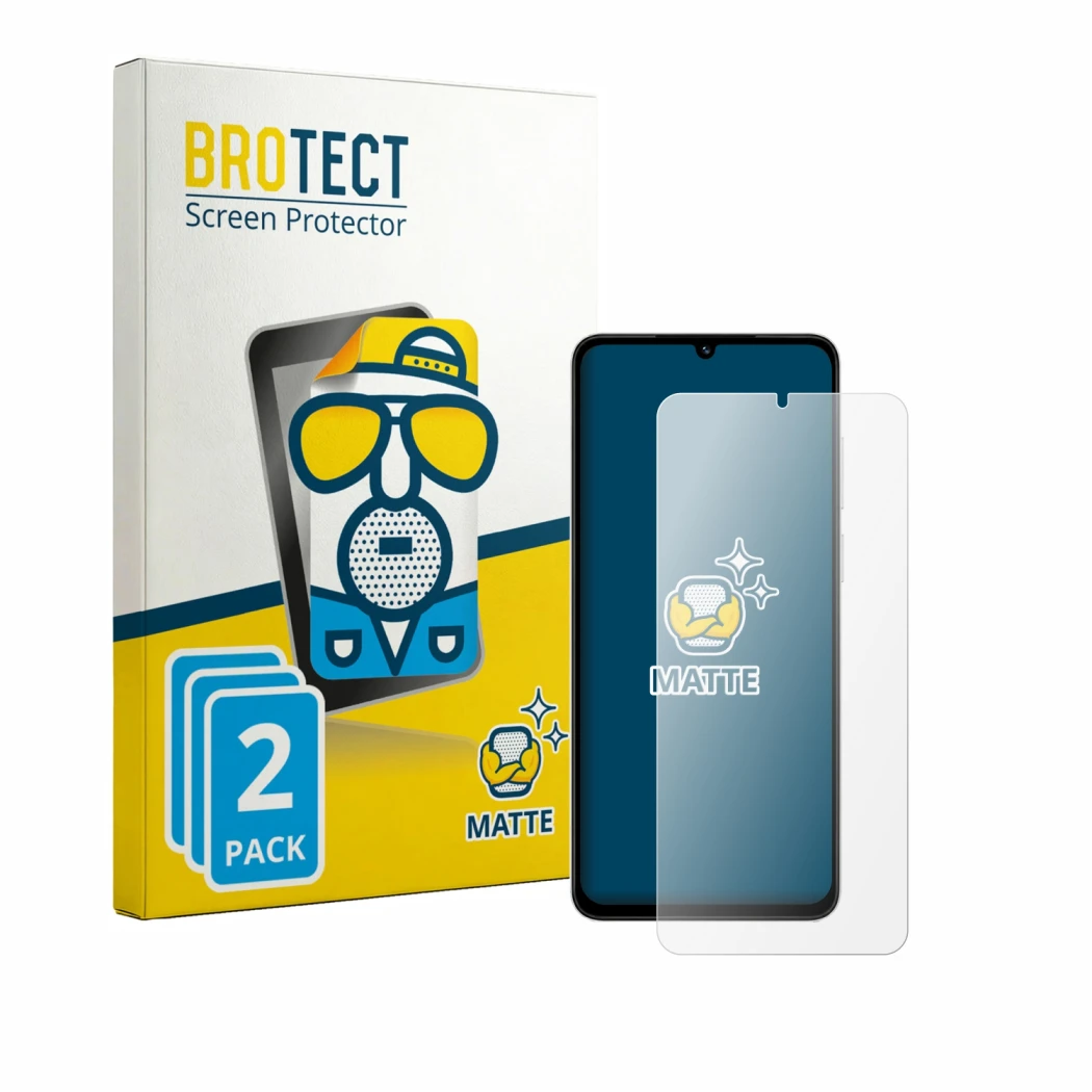 Parte frontale di una confezione del prodotto con il logo del marchio BROTECT. Accanto è raffigurato il dispositivo Honor Play