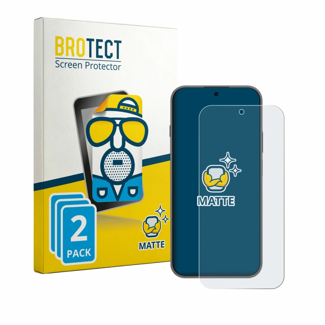 Parte frontale di una confezione del prodotto con il logo del marchio BROTECT. Accanto è raffigurato il dispositivo Huawei Nov