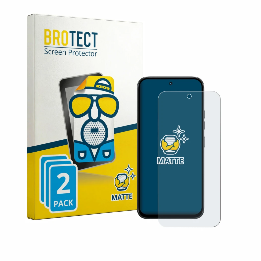 Parte frontale di una confezione del prodotto con il logo del marchio BROTECT. Accanto è raffigurato il dispositivo Tecno Spar