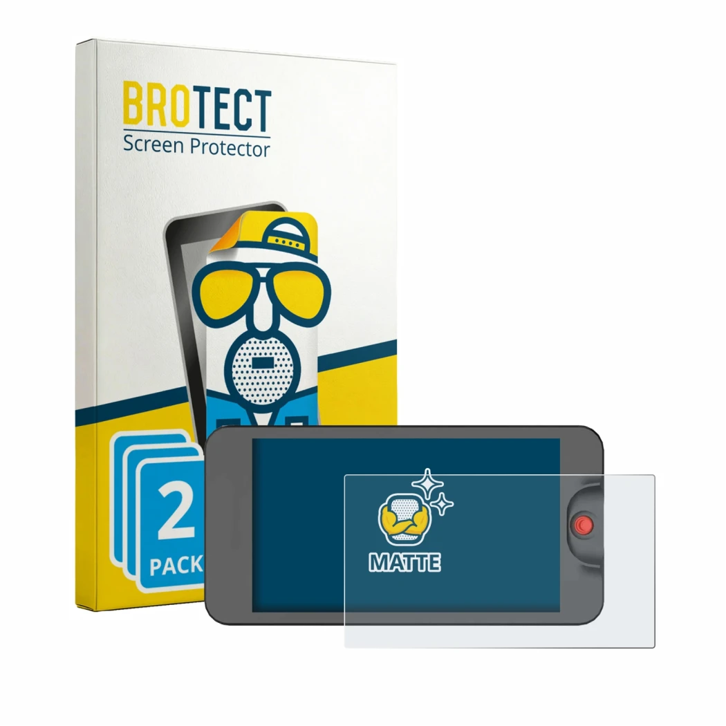 Parte frontale di una confezione del prodotto con il logo del marchio BROTECT. Accanto è raffigurato il dispositivo Osee T5 Pl