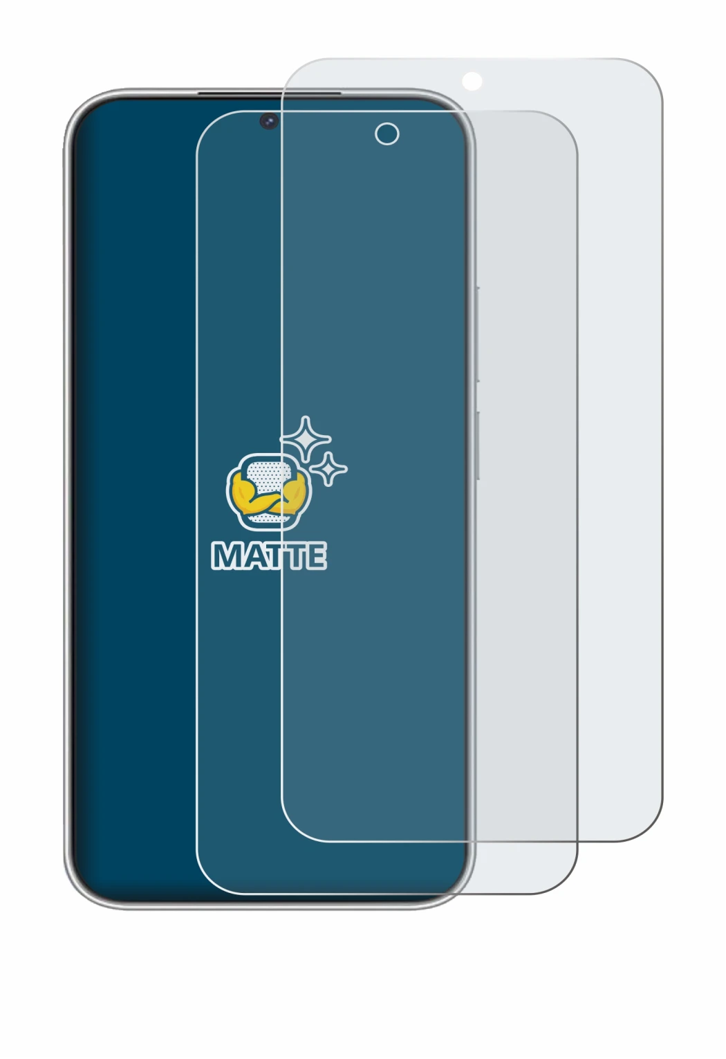 Immagine del dispositivo Huawei Nova 16z con un'ampia varietà di protezioni per lo schermo.