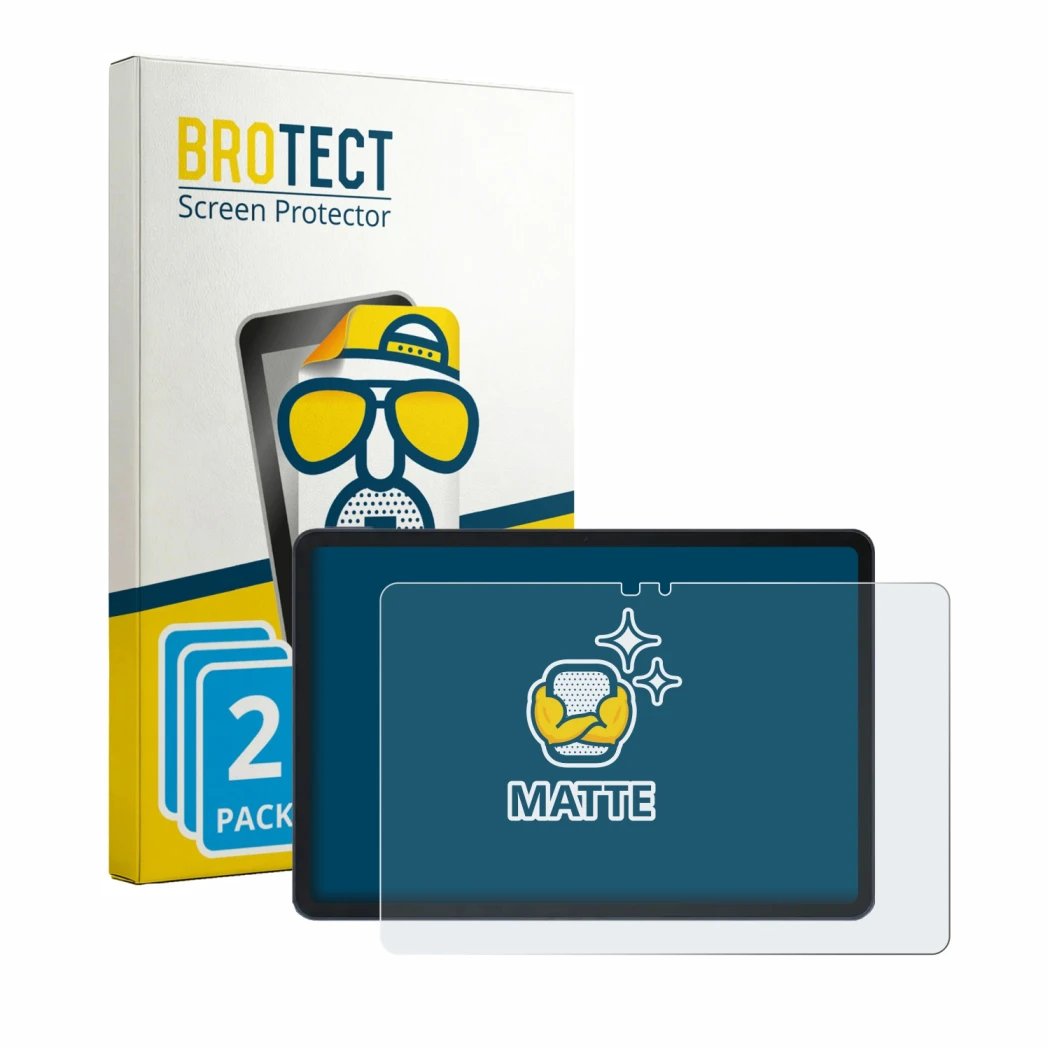 Parte frontale di una confezione del prodotto con il logo del marchio BROTECT. Accanto è raffigurato il dispositivo Infinix XP