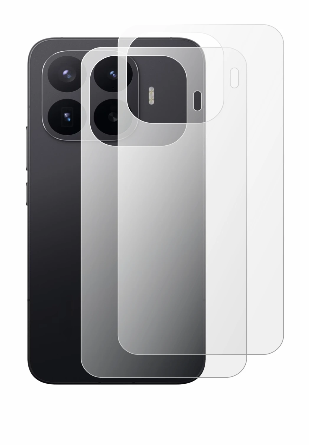 Immagine del dispositivo Xiaomi 17T Pro (Posteriore) con un'ampia varietà di protezioni per lo schermo.