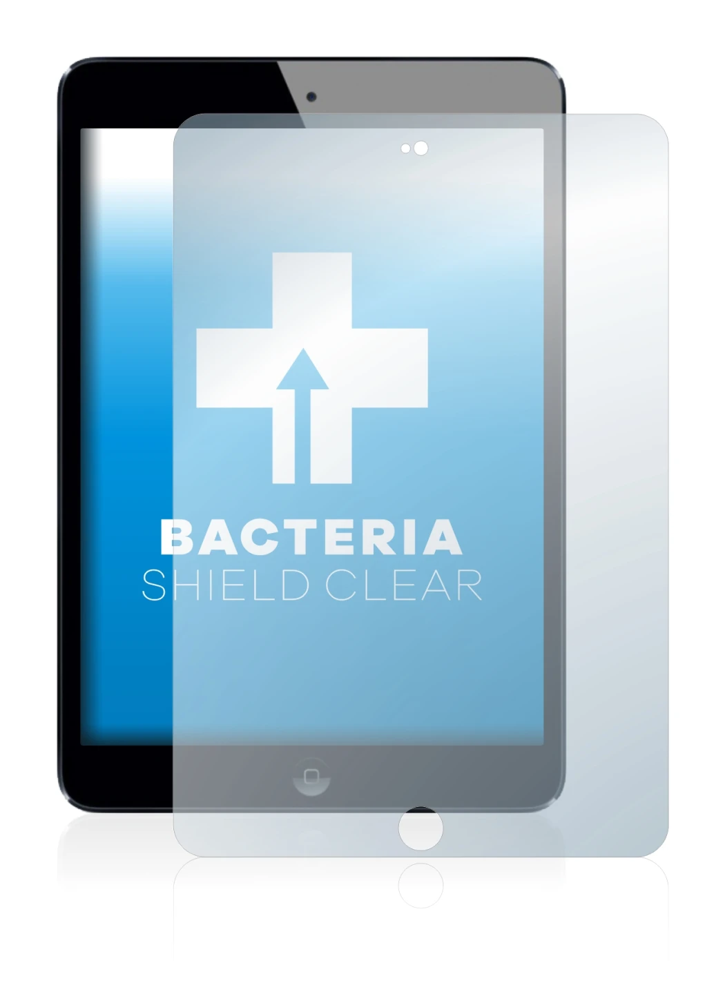 Immagine del dispositivo Apple iPad Mini 3 2014 con un'ampia varietà di protezioni per lo schermo.