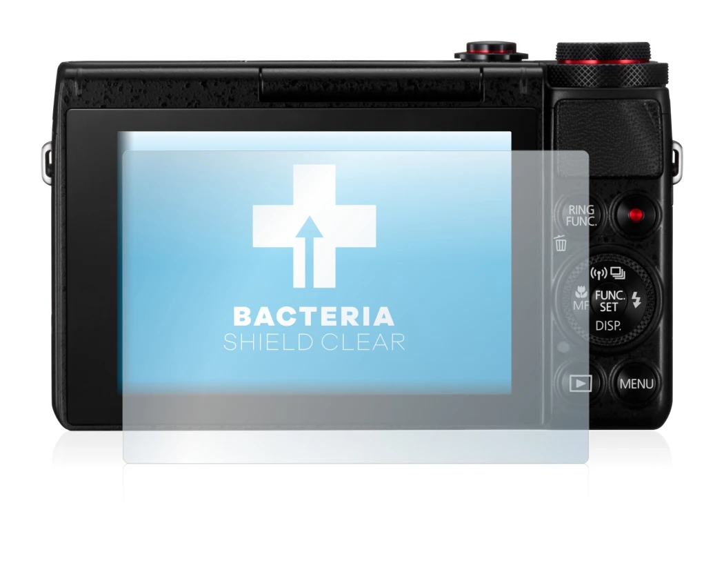 Immagine del dispositivo Canon PowerShot G7 X G7X con un'ampia varietà di protezioni per lo schermo.