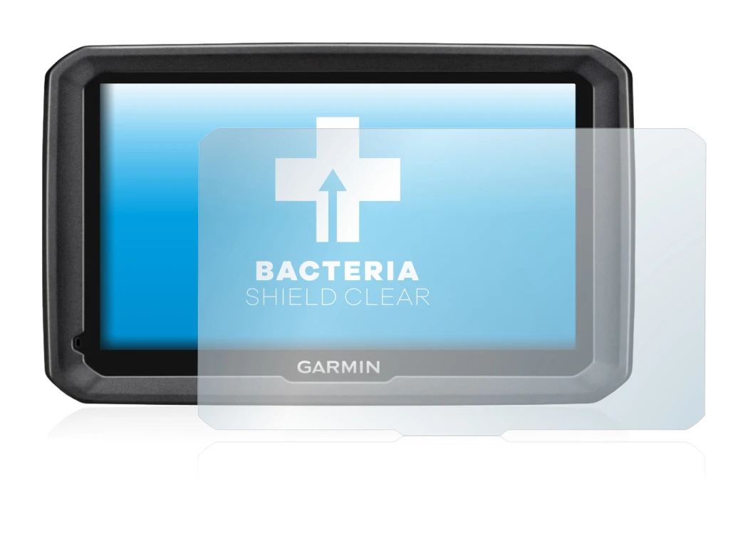 Immagine del dispositivo Garmin dezl 770 LMT-D con un'ampia varietà di protezioni per lo schermo.