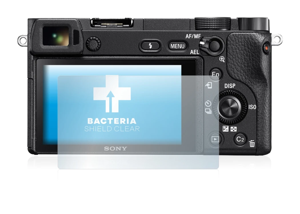 Immagine del dispositivo Sony Alpha 6300 con un'ampia varietà di protezioni per lo schermo.