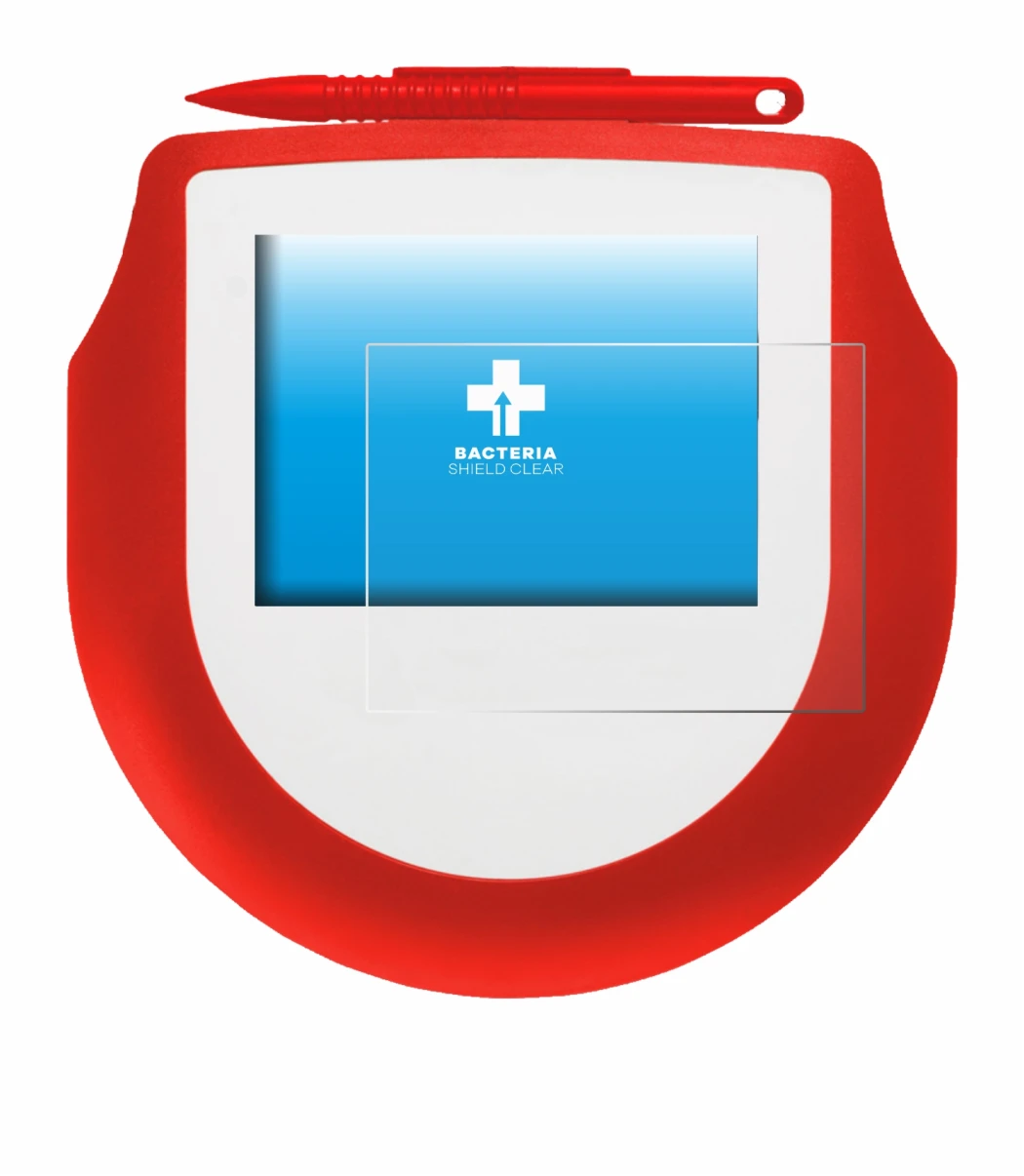 Immagine del dispositivo Signotec Signature Pad Omega NFC con un'ampia varietà di protezioni per lo schermo.