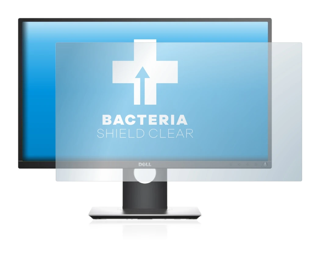 Immagine del dispositivo Dell P2419H con un'ampia varietà di protezioni per lo schermo.