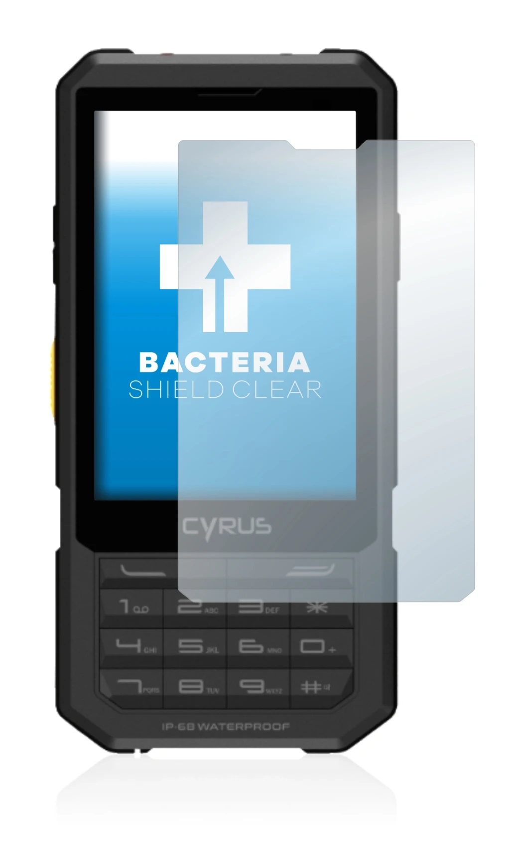 Immagine del dispositivo Cyrus CM 17 Hybrid con un'ampia varietà di protezioni per lo schermo.