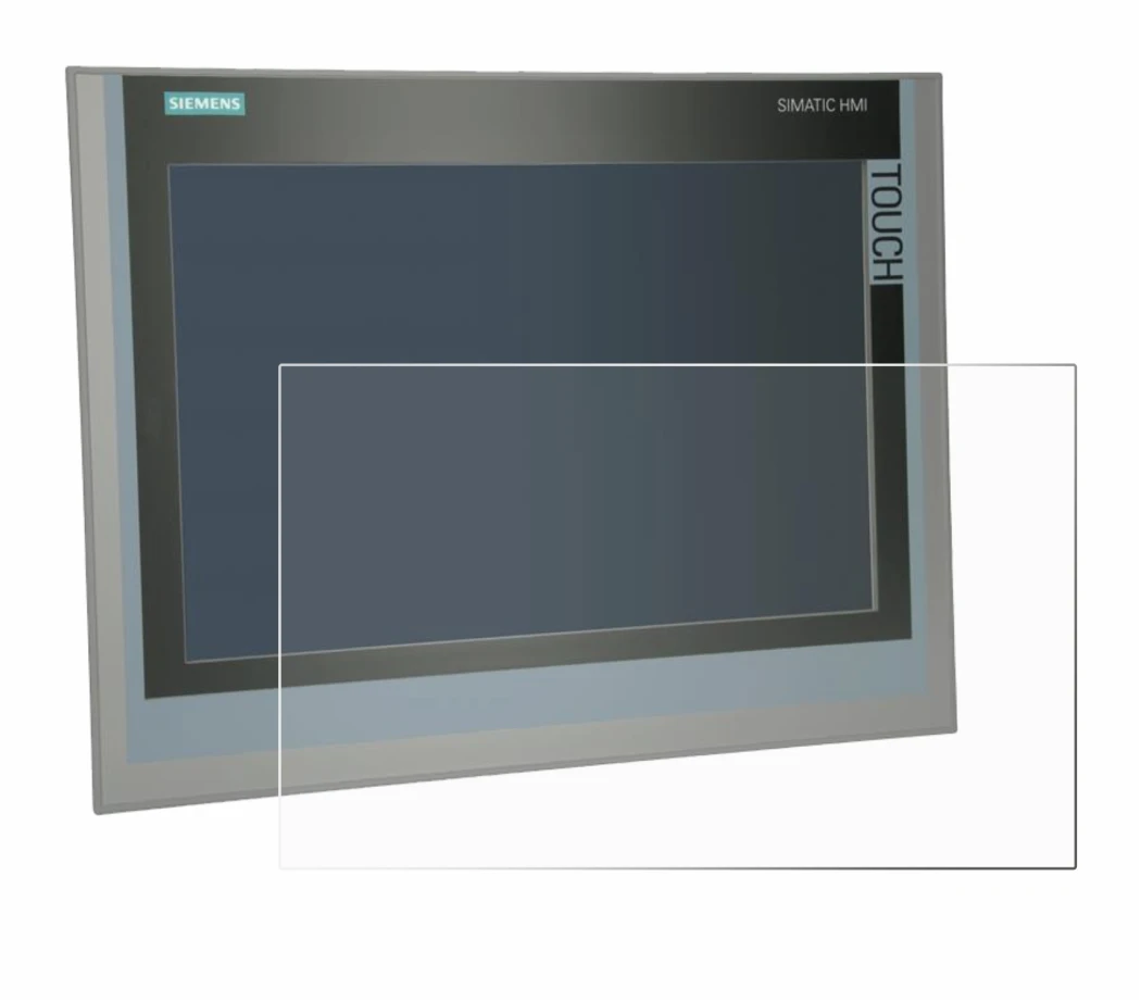 Immagine del dispositivo Siemens Simatic HMI TP 1500 Comfort con un'ampia varietà di protezioni per lo schermo.