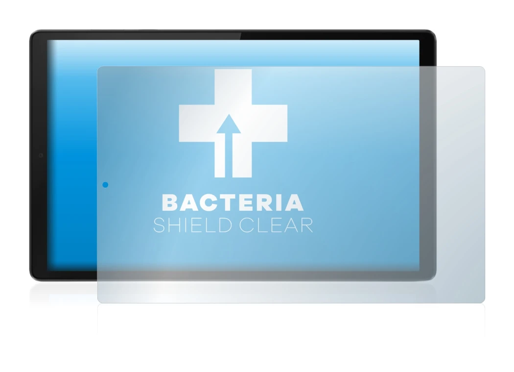 Immagine del dispositivo Lenovo Tab M10 HD (2a Gen.) con un'ampia varietà di protezioni per lo schermo.