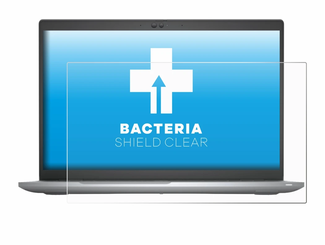 Immagine del dispositivo Dell Latitude 5520 con un'ampia varietà di protezioni per lo schermo.