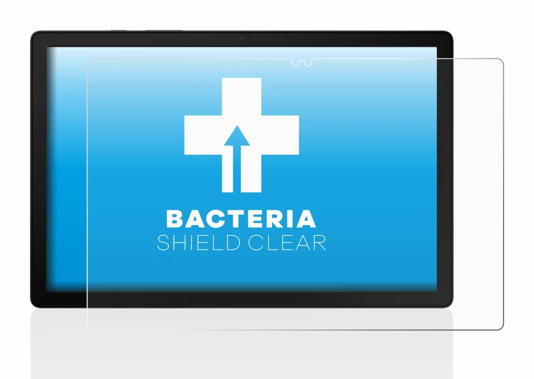 Immagine del dispositivo Samsung Galaxy Tab A8 WiFi con un'ampia varietà di protezioni per lo schermo.