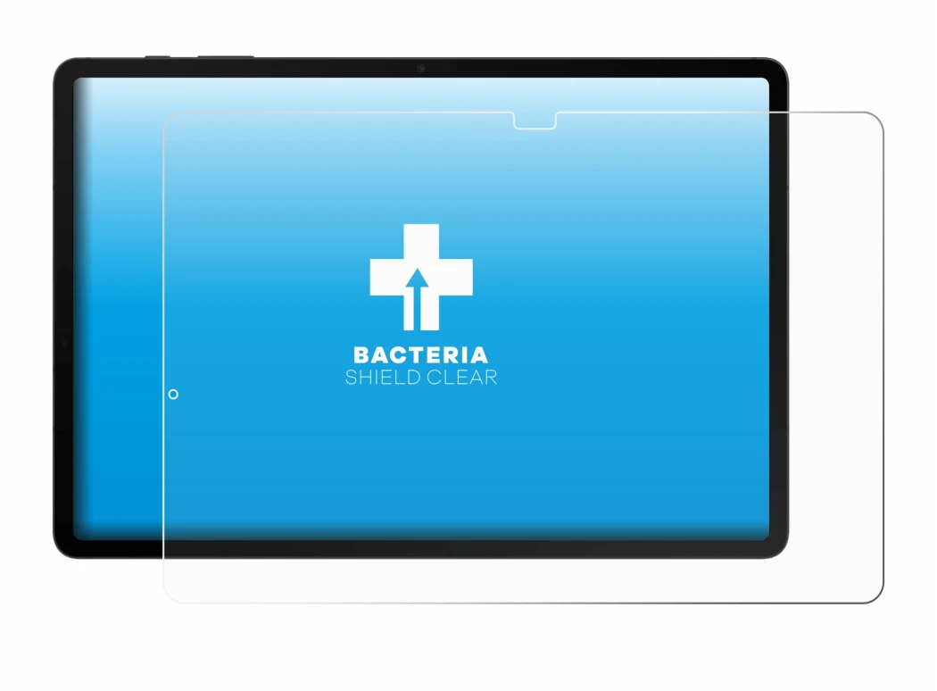 Immagine del dispositivo Samsung Galaxy Tab S8 Plus WiFi con un'ampia varietà di protezioni per lo schermo.