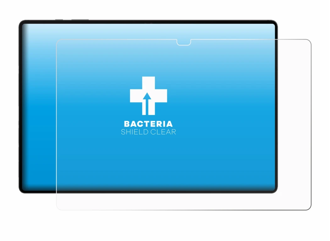 Immagine del dispositivo Samsung Galaxy Tab S8 Ultra WiFi con un'ampia varietà di protezioni per lo schermo.