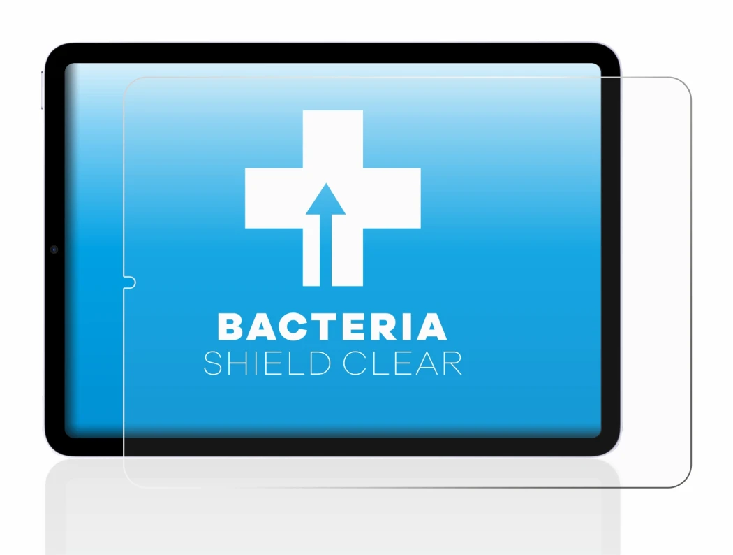 Immagine del dispositivo Apple iPad Air 5 2022 (5a. Gen.) con un'ampia varietà di protezioni per lo schermo.