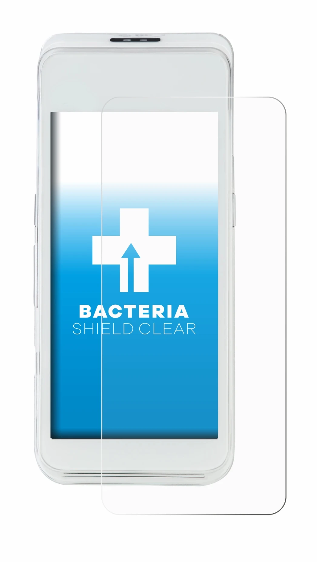 Immagine del dispositivo Pax A920 Pro con un'ampia varietà di protezioni per lo schermo.