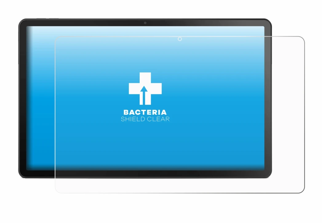 Immagine del dispositivo Lenovo Tab M10 Plus (3a Gen.) con un'ampia varietà di protezioni per lo schermo.