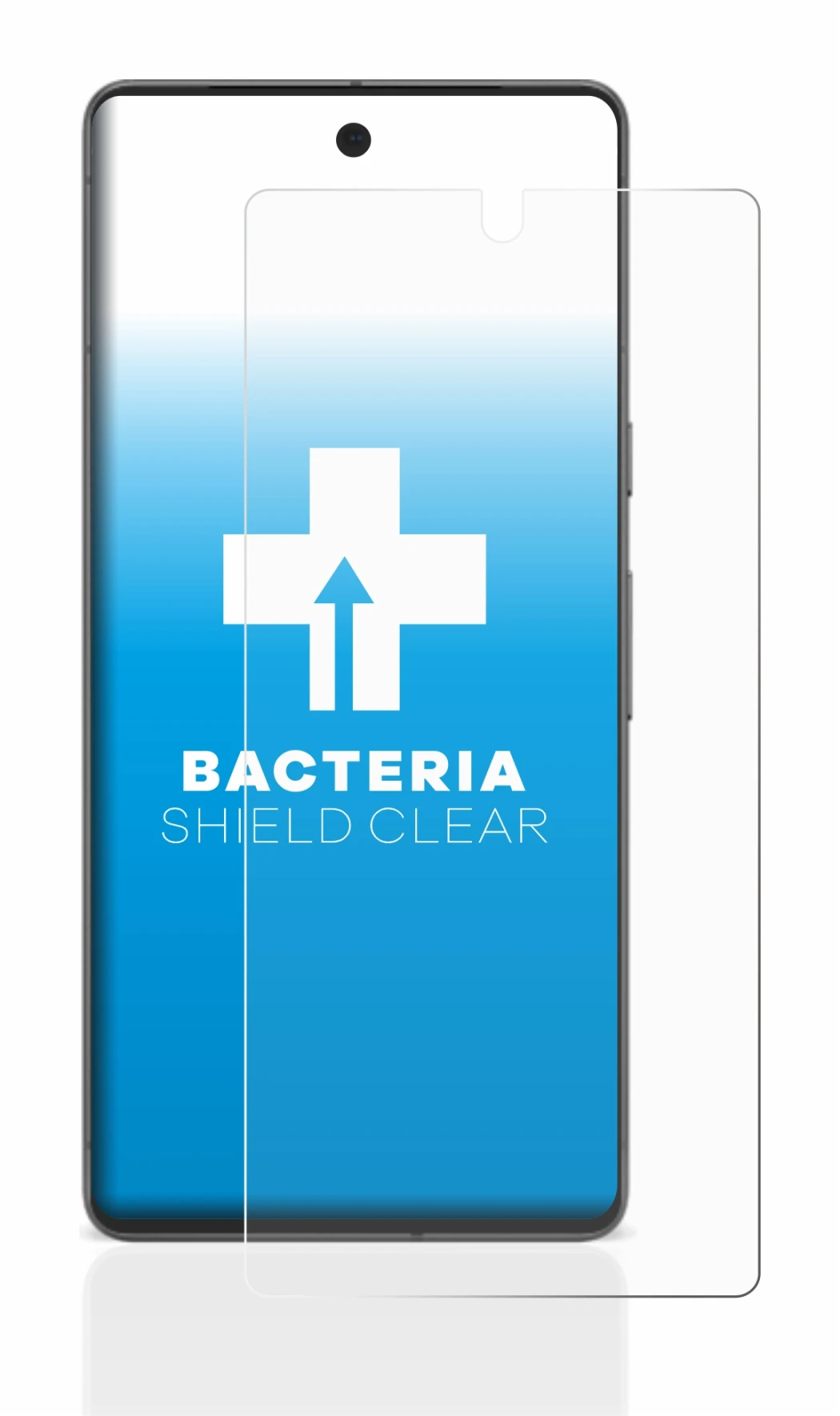 Immagine del dispositivo Google Pixel 7 con un'ampia varietà di protezioni per lo schermo.