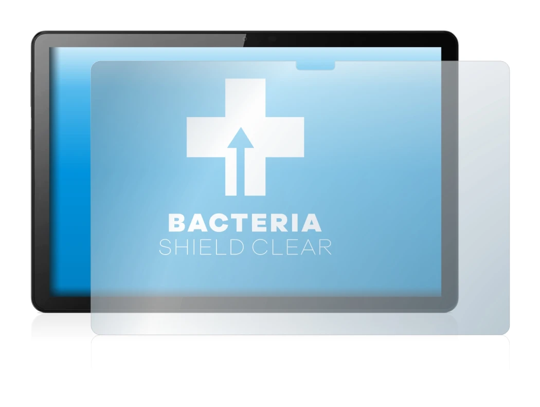 Immagine del dispositivo Lenovo Tab M10 (3a Gen.) con un'ampia varietà di protezioni per lo schermo.