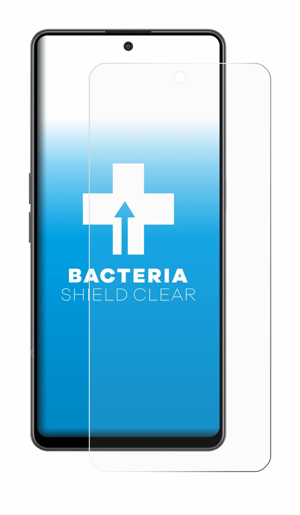Immagine del dispositivo OnePlus Nord CE 3 Lite 5G con un'ampia varietà di protezioni per lo schermo.