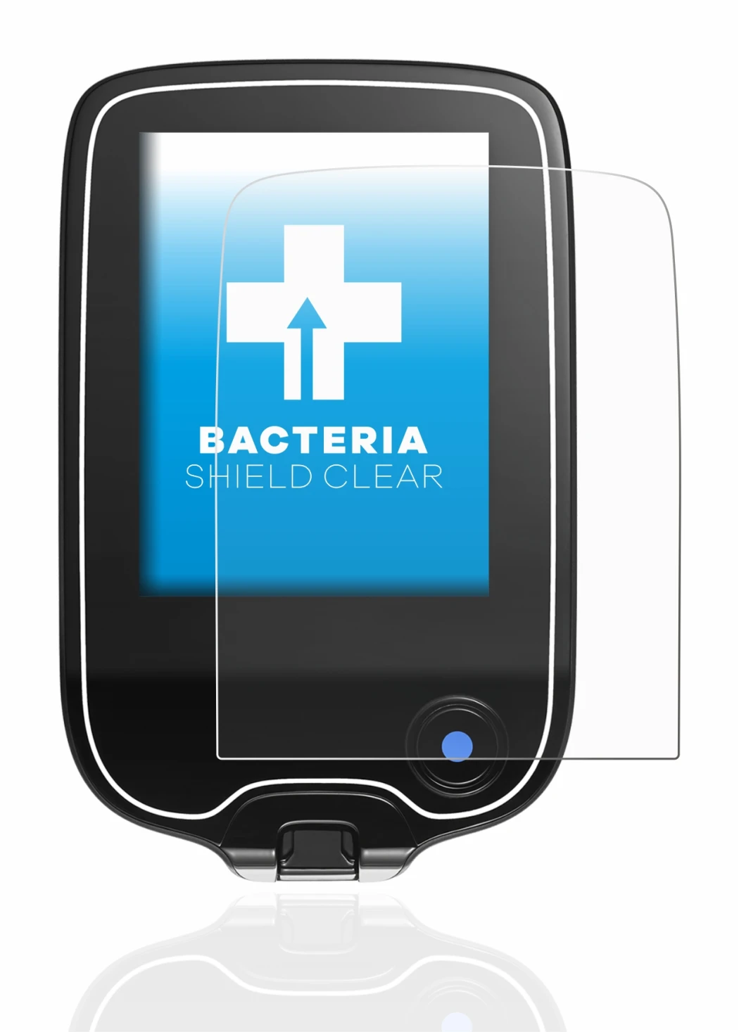 Immagine del dispositivo Freestyle Libre 3 con un'ampia varietà di protezioni per lo schermo.